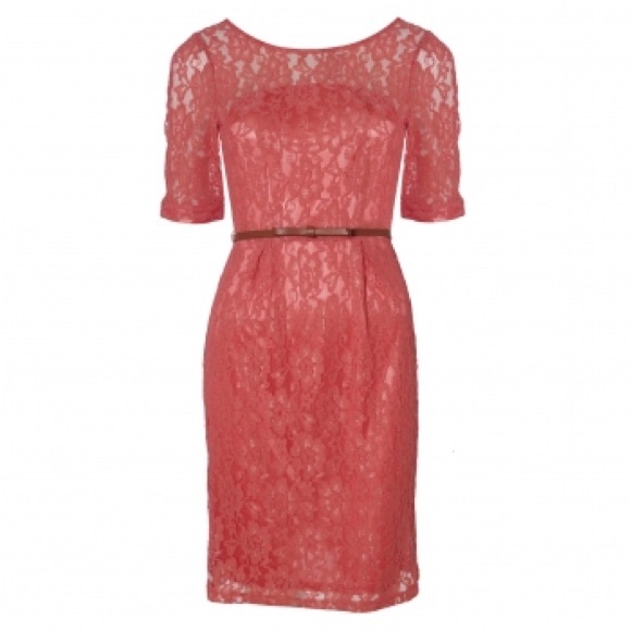 sugarhill boutique Dresses & Skirts - Sugarhill Boutique Coral Lace Dress